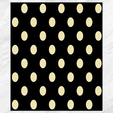 Polka Dots 8.15 x9.66  Canvas - 1