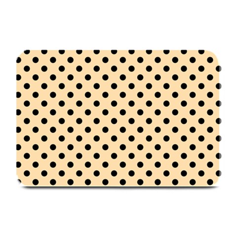 Polka Dots 18 x12  Plate Mat