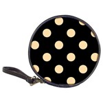 Polka Dots - Navajo White Yellow on Black Classic 20-CD Wallet