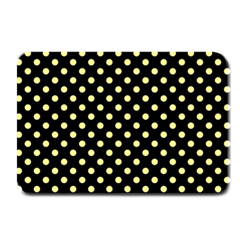 Polka Dots 18 x12  Plate Mat