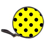 Polka Dots - Black on Yellow Classic 20-CD Wallet