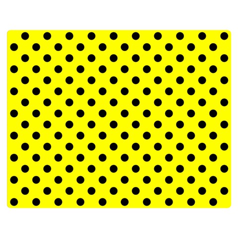 Polka Dots 60 x50  Blanket Back