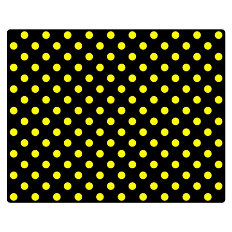 Polka Dots 60 x50  Blanket Back