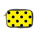 Polka Dots - Black on Canary Yellow Coin Purse