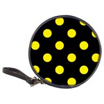 Polka Dots - Canary Yellow on Black Classic 20-CD Wallet