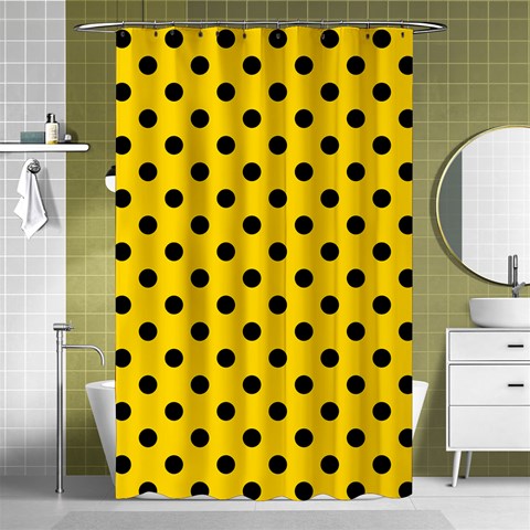 Polka Dots Curtain(48  X 72 ) - 42.18 x64.8  Curtain(48  X 72 )
