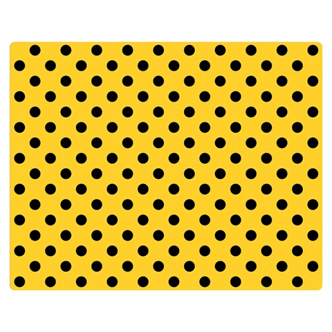 Polka Dots 60 x50  Blanket Back