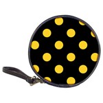 Polka Dots - Banana Yellow on Black Classic 20-CD Wallet