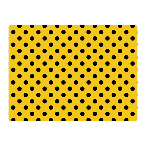 Polka Dots 35 x27  Blanket Back