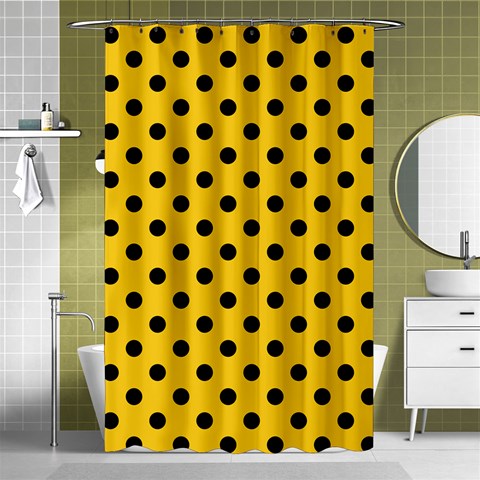 Polka Dots Curtain(48  X 72 ) - 42.18 x64.8  Curtain(48  X 72 )