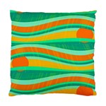 Green and orange decorative design Standard Cushion Case (One Side)