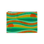 Green and orange decorative design Cosmetic Bag (Medium) 