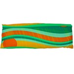 Green and orange decorative design Body Pillow Case Dakimakura (Two Sides)