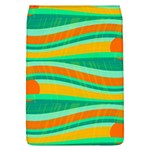 Green and orange decorative design Flap Covers (L) 
