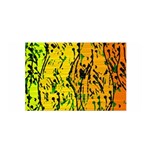 Gentle yellow abstract art Satin Wrap
