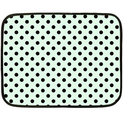 Polka Dots 35 x27  Blanket Back