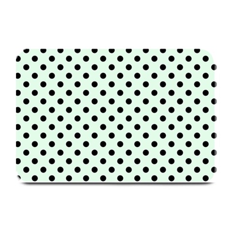 Polka Dots 18 x12  Plate Mat