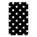 Polka Dots - Pale Green on Black Memory Card Reader (Rectangular)