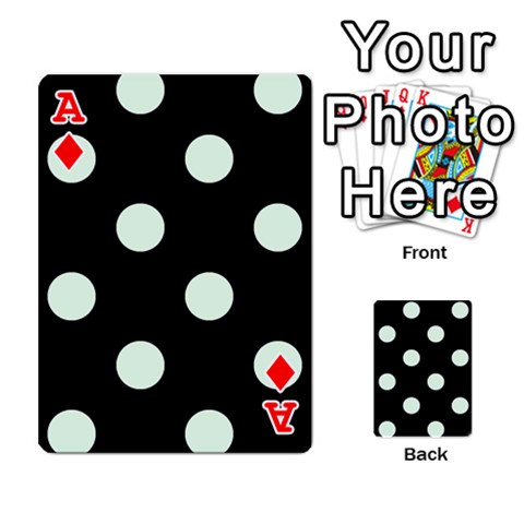 Ace Polka Dots Front - DiamondA