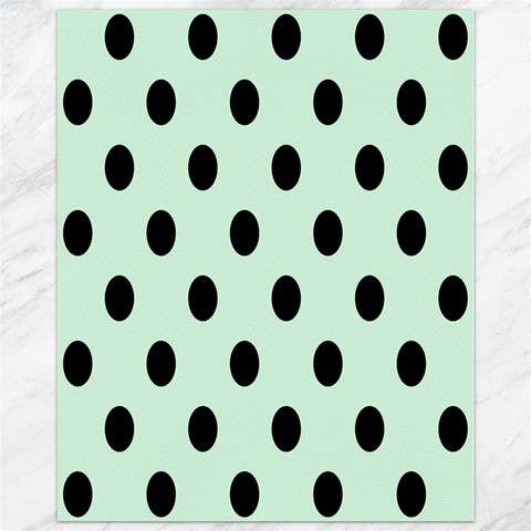 Polka Dots 10.95 x13.48  Canvas - 1