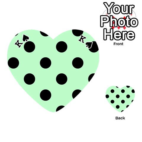King Polka Dots Front - SpadeK