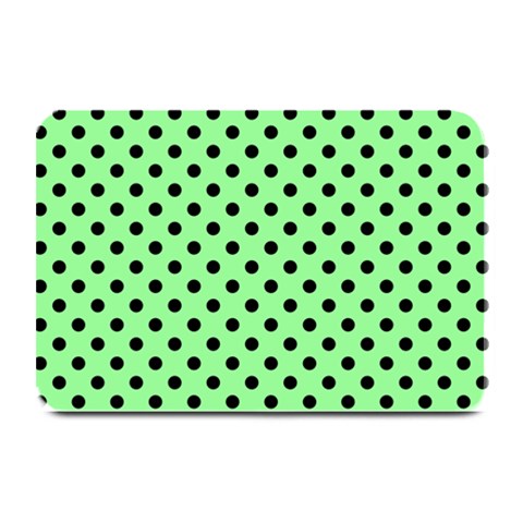 Polka Dots 18 x12  Plate Mat