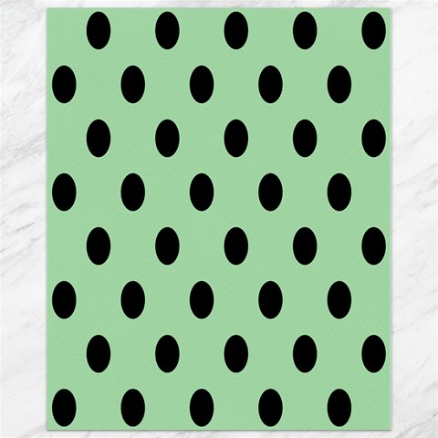 Polka Dots 10.95 x13.48  Canvas - 1