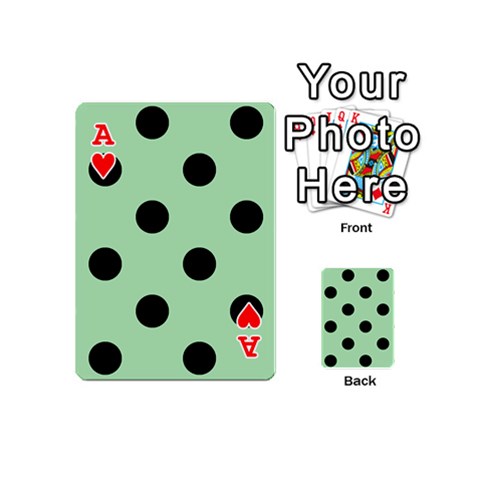 Ace Polka Dots Front - HeartA