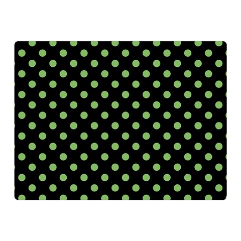 Polka Dots 35 x27  Blanket Back