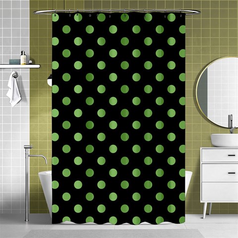 Polka Dots Curtain(48  X 72 ) - 42.18 x64.8  Curtain(48  X 72 )
