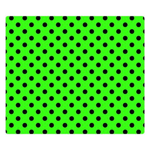 Polka Dots 50 x40  Blanket Back