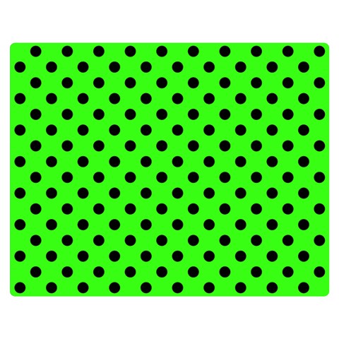 Polka Dots 60 x50  Blanket Front