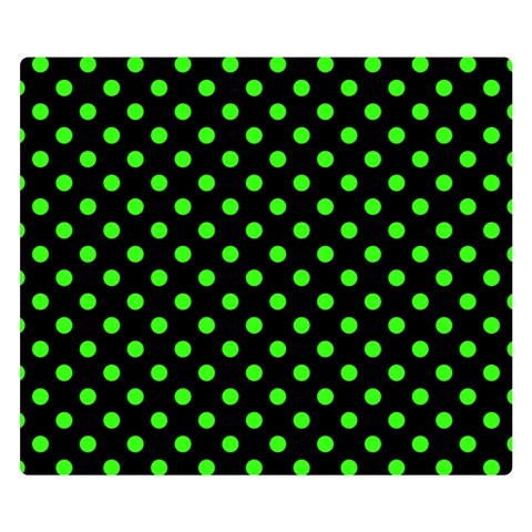 Polka Dots 50 x40  Blanket Back