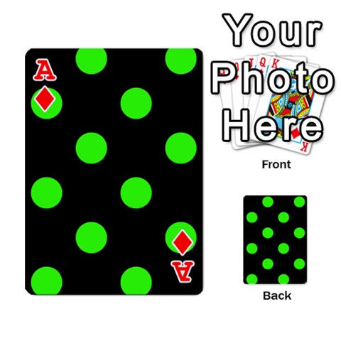 Ace Polka Dots Front - DiamondA