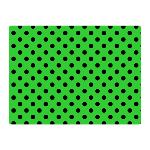 Polka Dots 35 x27  Blanket Back
