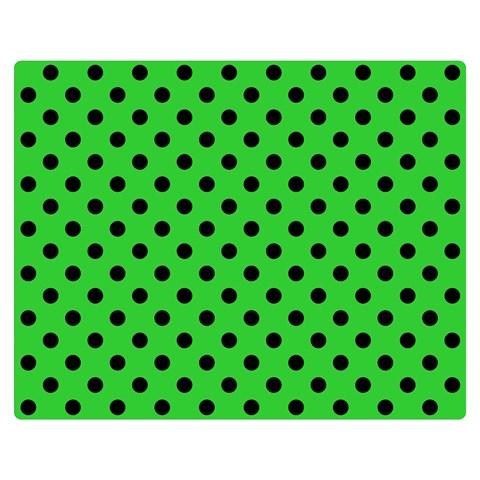 Polka Dots 60 x50  Blanket Back