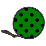 Polka Dots - Black on Green Classic 20-CD Wallet