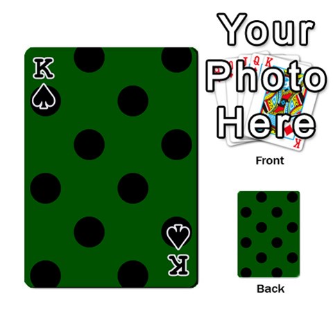 King Polka Dots Front - SpadeK