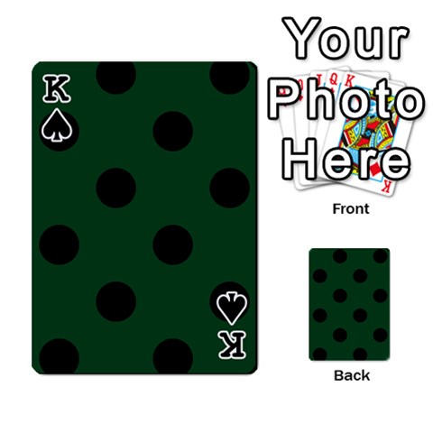 King Polka Dots Front - SpadeK