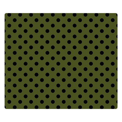 Polka Dots 50 x40  Blanket Back