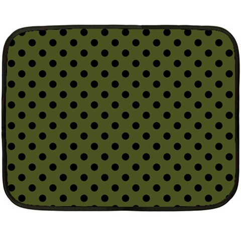 Polka Dots 35 x27  Blanket Back