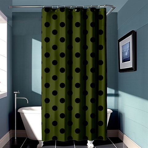 Polka Dots Curtain(36 X72 ) - 33.26 x66.24  Curtain(36 X72 )