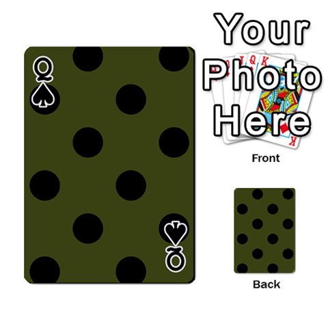 Queen Polka Dots Front - SpadeQ
