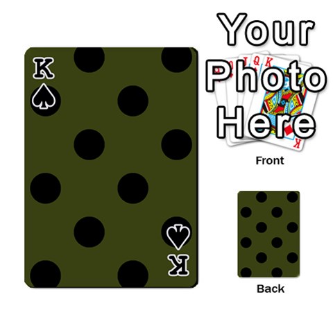 King Polka Dots Front - SpadeK