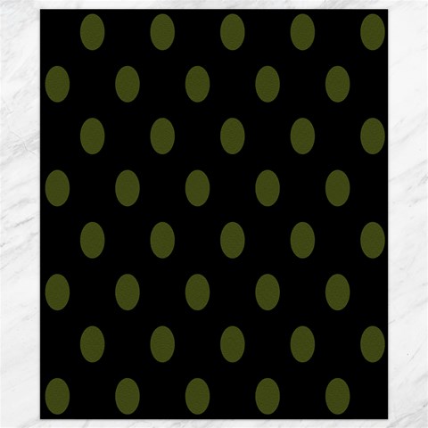 Polka Dots 8.15 x9.66  Canvas - 1