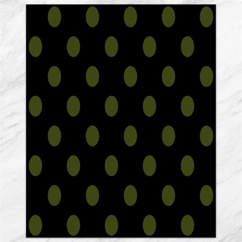 Polka Dots 10.95 x13.48  Canvas - 1