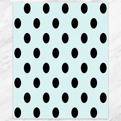 Polka Dots 10.95 x13.48  Canvas - 1