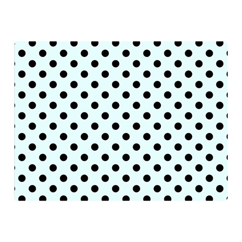Polka Dots 35 x27  Blanket Front