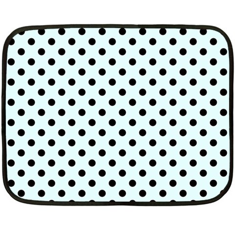 Polka Dots 35 x27  Blanket Back