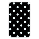 Polka Dots - Bubbles Cyan on Black Memory Card Reader (Rectangular)